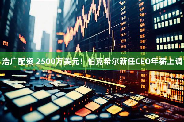 浩广配资 2500万美元！伯克希尔新任CEO年薪上调