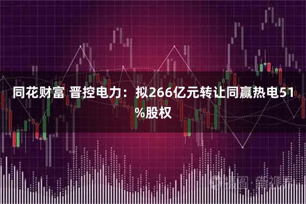 同花财富 晋控电力：拟266亿元转让同赢热电51%股权